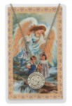 24'' Guardian Angel Holy Card & Pendant